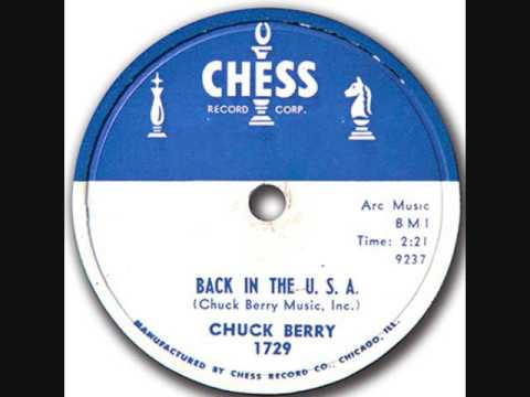 CHUCK BERRY   Back In The USA   78  1959