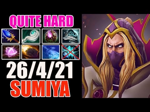 QUITE HARD - INVOKER IN A HARD GAME MADE 26 KILLS By Sumiya 6k MMR - Dota 2