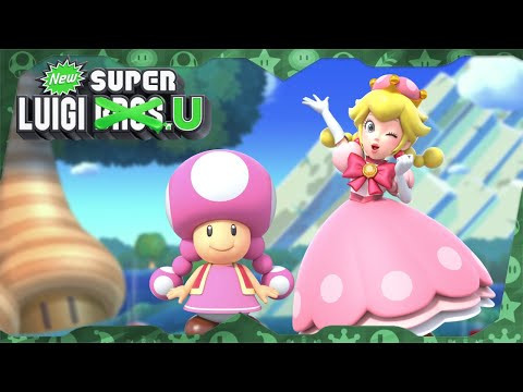 New Super Luigi U Deluxe for Switch ᴴᴰ Full Playthrough (All Star Coins, Solo Toadette/Peachette)