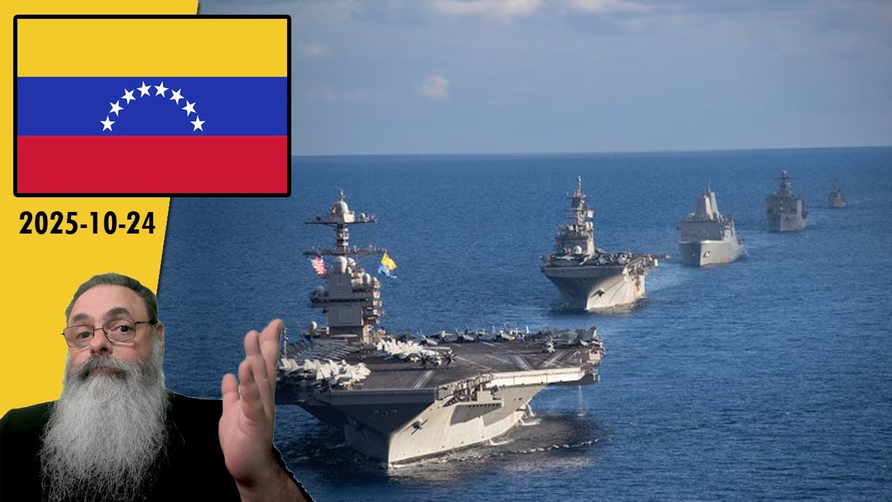 #Venezuela 2025-10-24: TRUMP manda o MAIOR PORTA-AVIÕES americano para o CARIBE e MADURO PEIDA