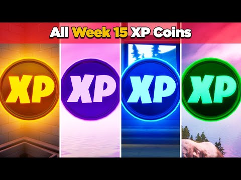 All XP Coins Location Guide WEEK 15 (Fortnite Chapter 2 Season 5)
