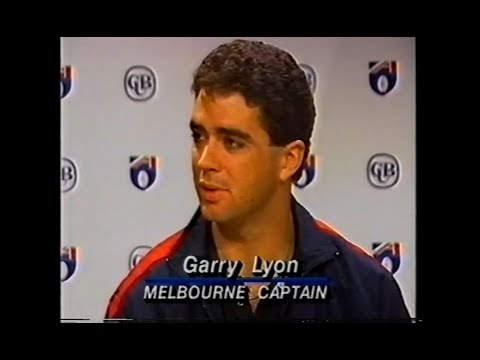 Garry Lyon - Melbourne - 1991 News Reports - Elimination Final v Essendon - AFL