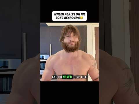 Jensen Ackles On His Long Beard Era😂 #shorts #jensenackles