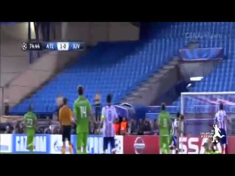 Atlético Madrid Vs Juventus 1 - 0  Arda Turan Goal