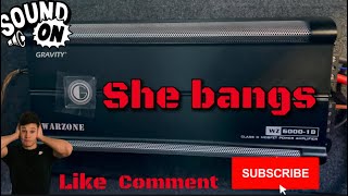 WHY YALL SLEEPING ON GRAVITY WARZONE 6000 WATT AMP THIS AMP HITS HARD