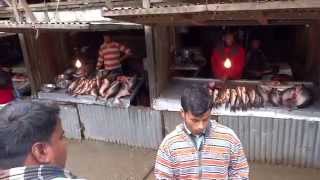 preview picture of video 'Fish and meat market Naga Bazar, Kohima, Nagaland'