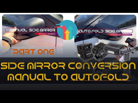 Auto Fold Side Mirror [PART 1] How to install side mirror motor/actuator, #Toyota #AutofoldMirror