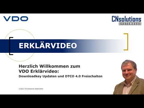 VDO® Downloadkey pro Update und DTCO 4.0 ready