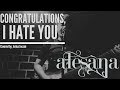 Congratulations I Hate You Alesana Cover