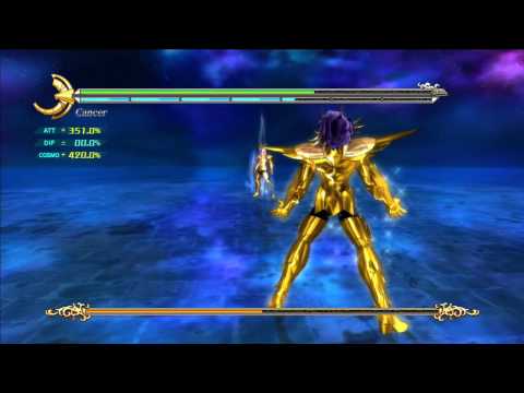 [HD] Saint Seiya Senki - Cancer Deathmask vs Shura Capricorn 720p