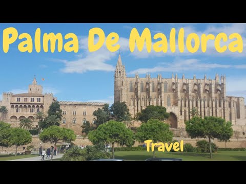 Thumbnail for Isle of Mallorca (Palma de Mallorca Cathedral) Coming in on Norwegian Epic cruise. walking