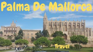 Isle of Mallorca (Palma de Mallorca Cathedral) Coming in on Norwegian Epic cruise. walking