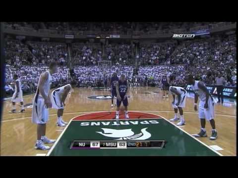 Northwestern Wildcats Basketball vs. Michigan State Spartans - 1/21/09