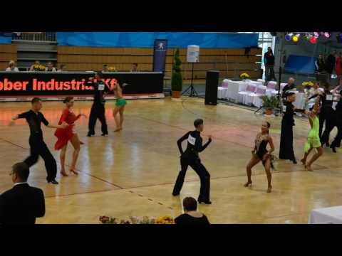 Szőke Tisza 20170610 Szeged WDSF youth latin Samba Bánáti Marcell - Kilner Panna