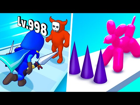Runningman Solo Leveling | Balloon Pop Runner -Satisfying Mobile Walkthrough Game Android