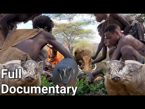 How do Hadzabe start their Morning day and what happens next