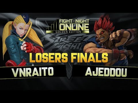 【Losers Finals】VnRaito ( Cammy ) vs Ajeddou ( Akuma ) - Fight Night Online Golden Edition