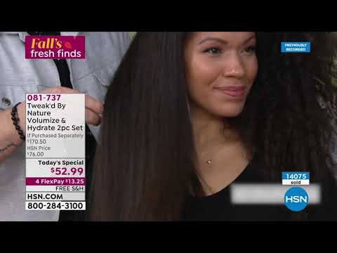 Tweak'd By Nature Volumize   Hydrate Bamboo Green Tea 2p...