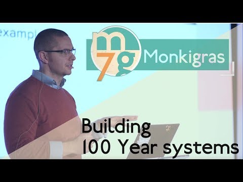 Building 100 year systems in the shadow of PDF | Chas Emerick | Monki Gras 2018