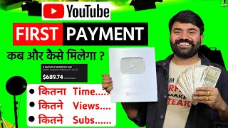 When and How Many Views for YouTube First Payment?