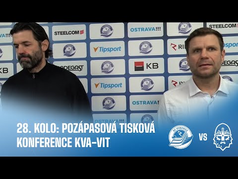 OHLASY TRENÉRŮ | 28. kolo TELH - HC VÍTKOVICE RIDERA - HC Rytíři Kladno