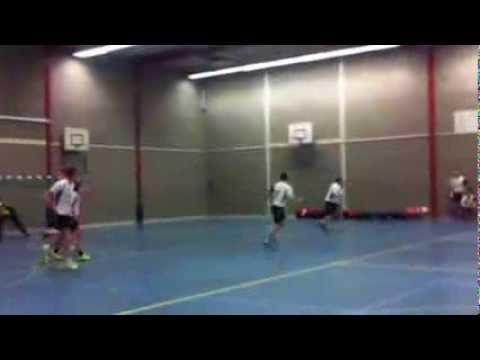 Olympia heren 1 - GHV 27-24, doelpunt Geert