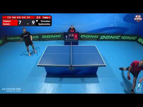 08:00 Oleksii Zaiets 2 - 3  Yaroslav Sydorenko West 1 WIN CUP 06.11.2022 | TABLE TENNIS WINCUP