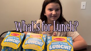 Melissa and Doug "What's for Lunch?" unboxing!