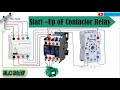 Start Up Of Contactor With Timed Relay Wiring Diagram