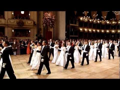 Opernball 2012, Wien, Einzug des Eröffnungskomitees