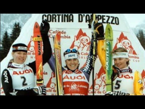 Deborah Compagnoni wins giantslalom (Cortina 1997)