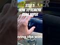 How To Remove Rear Wiper Blade Highlander Step 1 Shorts
