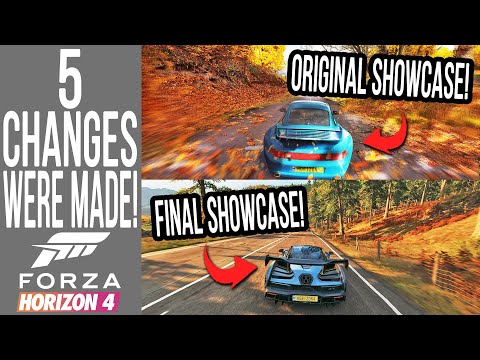 5 CHANGES Forza Horizon 4 Made During Early Development!