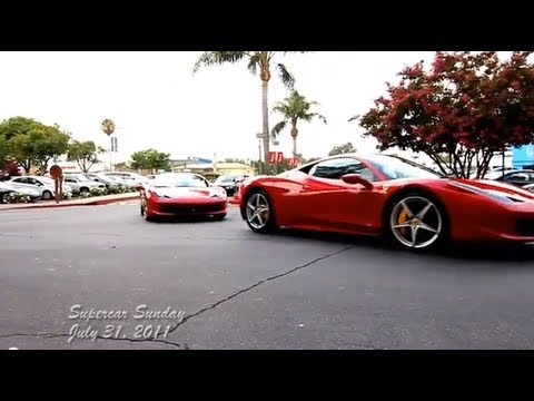SCS Ferrari VS. Lamborghini  Pagani Zonda R Lamborghini LP640 Twin TURBO! 458 italia Porsche GT2 GTO