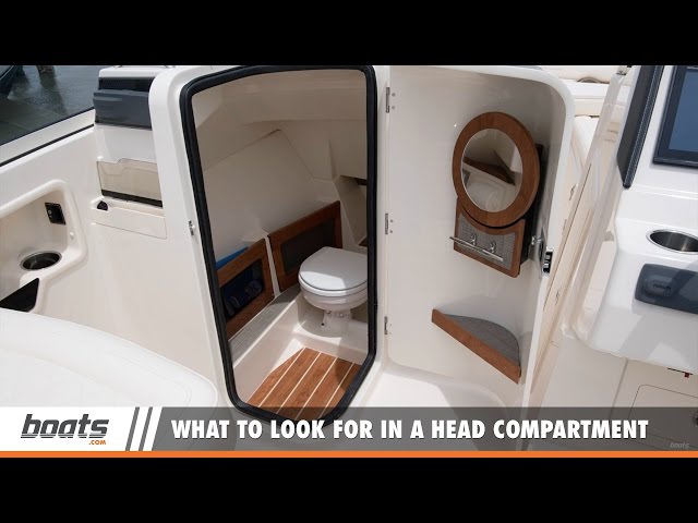 Boating Tips: What to Look For in a Console Head Compartment