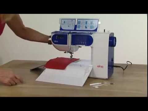 Elna Lotus Naaimachine demonstratie