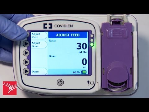 Setting the Feeding Rate for the Kangaroo™ Connect Enteral Feeding Pump