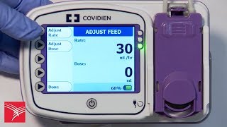 Setting the Feeding Rate for the Kangaroo™ Connect Enteral Feeding Pump
