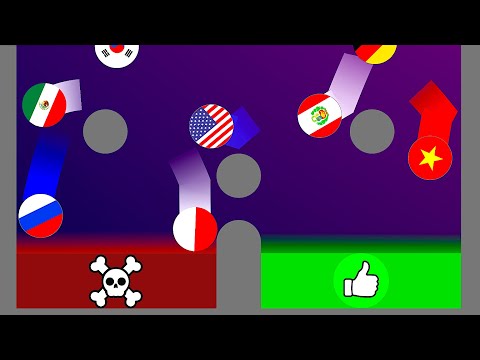 Country Marble Race - Escape from Destruction