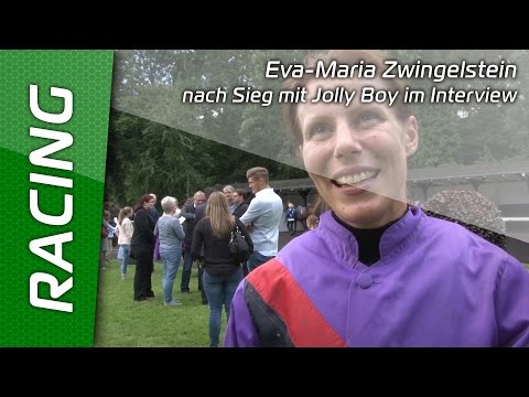 Eva-Maria Zwingelstein nach Sieg mit Jolly Boy im Interview