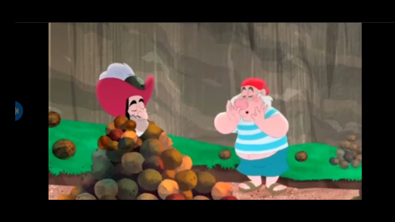Falling Coconuts 🥥 | Walt Disney's Jake and the Neverland pirates.