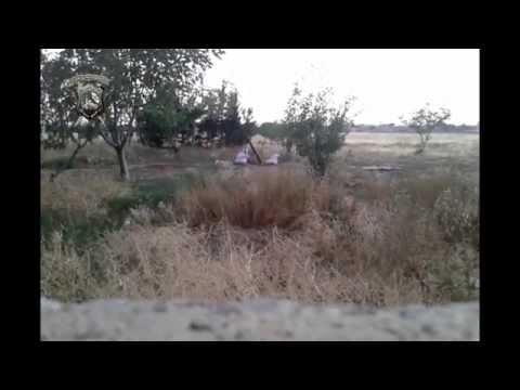 استهداف مقرات النظام على جبهة الكم بقذائف الهاون 120 من قبل لواء الصمود جنود الله بالاشتراك مع لواء الإيمان بالله