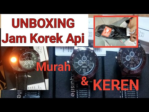 Unboxing an electric matchstick watch