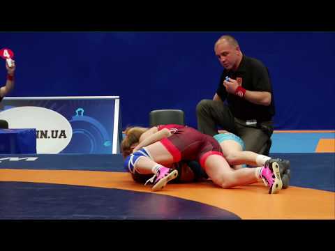 WW 55 kg ALINA AKOBIIA (UKR) - VERONIKA RYABOVOLOVA (UKR)