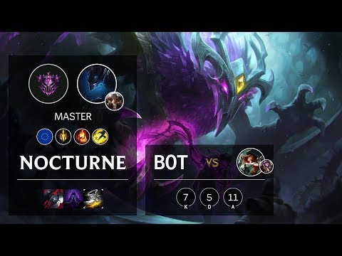 Nocturne Bot vs Miss Fortune - EUW Master Patch 10.8