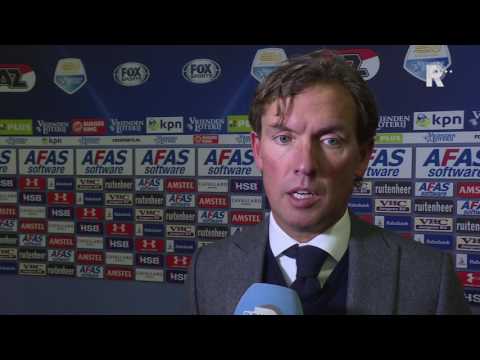 Alex Pastoor na afloop van AZ - Sparta