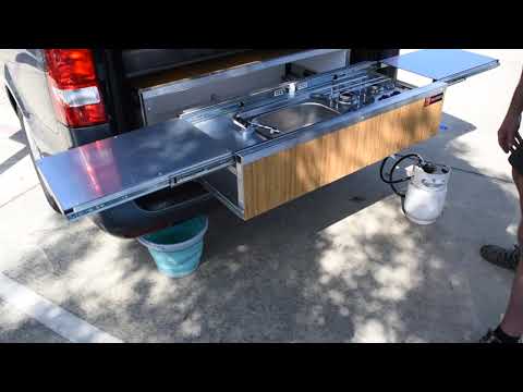 Setting up the TK Minivan Kitchen