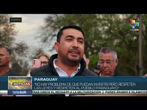 Movilización en defensa del agua de Atyra, Cordillera