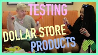 Testing Dollar Store Products ft. Megan Mauk || Mason Zinszer