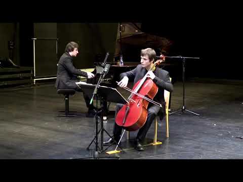 L. van Beethoven, Sonate pour violoncelle et piano no. 5 en Ré Majeur, 3ème
			                            mouvement<br />
			                            Marc-Antoine Novel violoncelle, Philippe Hattat piano<br />
			                            Strasbourg théâtre de Haute-
			                            Pierre, RecitHall, captation : Morgane Danan